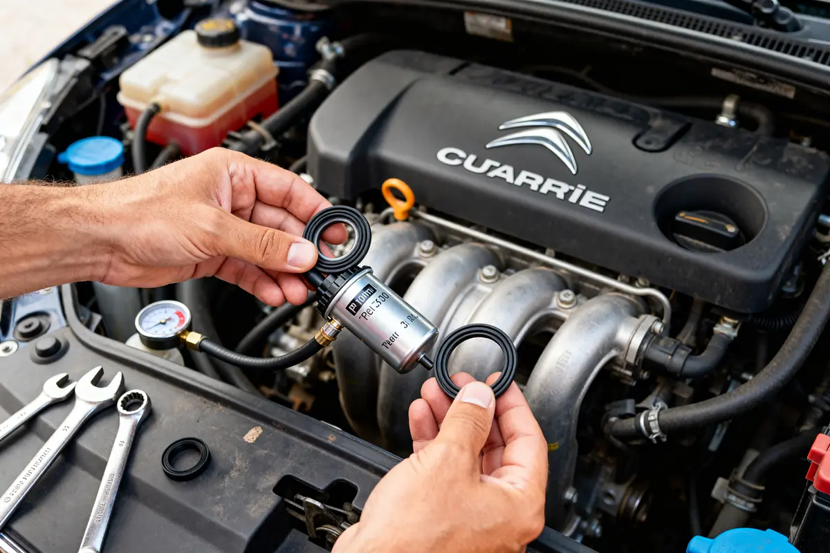 Cambiar filtro gasoil Citroën C4: Guía práctica paso a paso