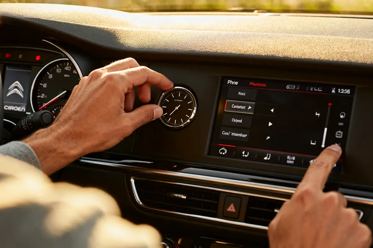 ¿Cómo poner en hora Citroën C4 y configurar el reloj fácilmente?