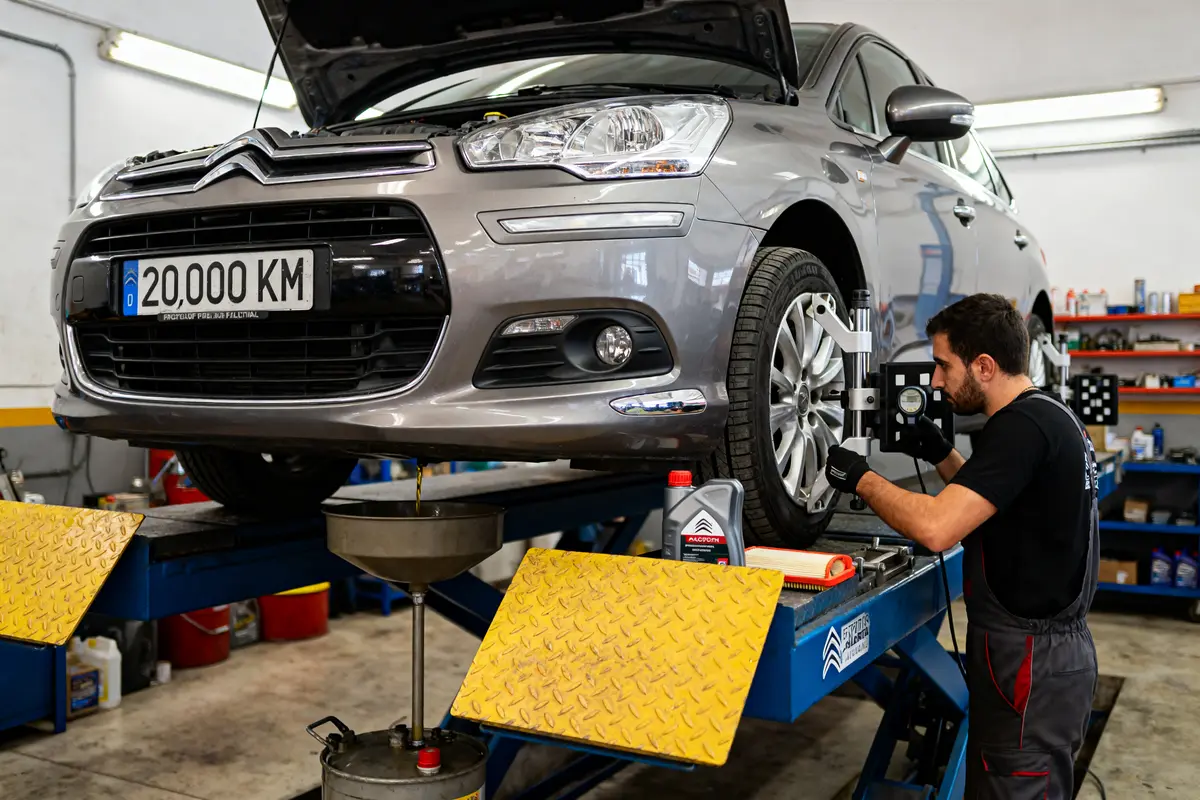 Revisión 80000 km Citroën C4: qué incluye y dónde hacerla